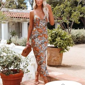 Beautiful aiko printed satin mini dress